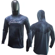 위장 후드 낚시 셔츠